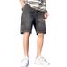 Men's Summer Thin Denim Shorts Loose Style Trendy Brand Cargo Five Point Pants mid Waist Slight Stretch Polyester_mkmklike.com
