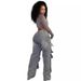 Women's Clothing Women's Straight Jeans Women's Autumn Street Fashion Detachable Button High Waist Pants_mkmklike.com