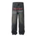 Autumn New Men's Trendy American Vintage Letter Print Jeans Men's Hip-hop Design Straight Leg Denim Pants Baggy Trousers Jeans_mkmklike.com