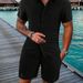 Men's Clothing Polo Casual Loose Short-sleeved Shorts Sports Suit_mkmklike.com