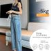 Women's Clothing Ripped Wide Leg Jeans For Women Summer Thin New High Waist Slim Beggar Loose Harem Pants_mkmklike.com