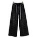 Retro Denim Jeans Rhinestone Embellished Loose Fit Heavy Duty Wide Leg Pants Spring Trend For Women_mkmklike.com