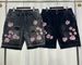 Men's Clothing Sakura Embroidered Denim Shorts! Ripped Design, Fashionable And Casual, Slim And Street Friendly Style WL617 2_mkmklike.com