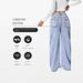 Sweet & Spicy High Waist Straight Leg Jeans - Loose Fit Vintage Washed Denim Pants For Women (Gray/Blue/Black)_mkmklike.com