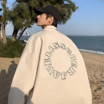 American Retro Motorcycle PU Leather Jacket, Spring And Autumn Ins Trendy Design, Niche Couple Baseball Jacket_mkmklike.com