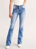 Women's High-Waisted Embroidered Skinny Jeans – Stretch Denim With Gothic Stitching (S-XXL, Light Blue, Cotton Blend, Slim Fit, Gothic Streetwear)_mkmklike.com