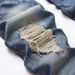Men's Straight Fit Distressed Jeans - Vintage Washed Denim Pants With Ripped Details (28-40)_mkmklike.com