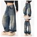 Men's Clothing American Vintage Washed Straight-Leg Jeans – Distressed Denim With Faded Whiskers (Men’s Relaxed Fit, Wide-Leg, No-Stretch)_mkmklike.com