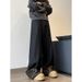 Leopard Print Patchwork Black Jeans For Men, Spring Autumn Trendy Brand, Loose Straight Wide-leg Pants, American High_mkmklike.com