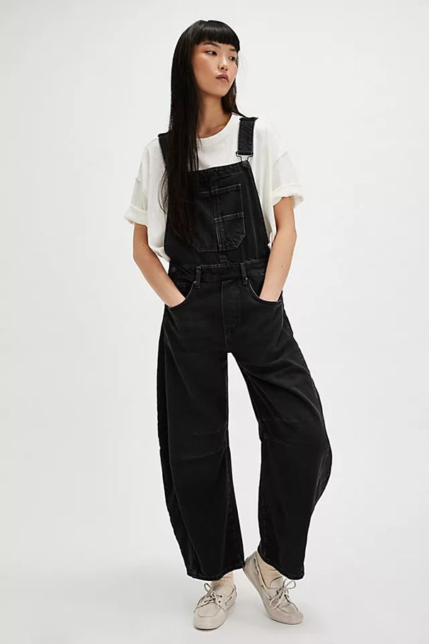 K New Retro Loose Straight Leg Workwear Jeans And Overalls For The Street。 No Accessories_mkmklike.com