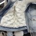 Women's Clothing Large Fur Collar Fox Fur Denim Fur Jacket Women's Thick Lined Parka_mkmklike.com