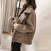 Women's Shearling Jacket Winter - Thick Fleece Lined Bomber Coat With Faux Fur Collar (S-2XL, Beige/Camel/Khaki/Mocha)_mkmklike.com