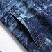 Loom Plus Size Clothing Autumn Winter Loose Denim Jacket Irregular Tie-Dye Trendy Men's Top_mkmklike.com