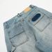 Washed Vintage Color Block Jeans For Men American Street Style Casual Design Loose Wide-Leg Pants_mkmklike.com