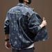 Loom 2024 European American Loose Denim Men's Retro Jacquard Jacket Spring And Autumn Stylish Plus Size Shirt 8XL_mkmklike.com