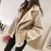 Women's Shearling Jacket Winter - Thick Fleece Lined Bomber Coat With Faux Fur Collar (S-2XL, Beige/Camel/Khaki/Mocha)_mkmklike.com