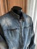 Men's Loose Fit Distressed Denim Jacket American High Street Style Casual Zip up Motorcycle Jacket Spring 2026 Washed_mkmklike.com
