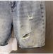 Men's Clothing Summer New Style Ripped Distressed Denim Shorts For Men Loose Fit Retro Trendy Versatile Casual Five Point Shorts_mkmklike.com