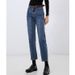 Women's Clothing Super League Classic Bi Entry Stretch Daddy Pants Cotton Retro Slim Trousers High Waist Loose Straight Jeans_mkmklike.com