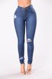 Women's Clothing Stretch Ripped Slim Fit Pants_mkmklike.com