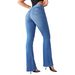 Distressed Hole Vintage Mom Jeans Ankle Length Ripped Denim Flare Pants High Waist Jeans Bodycon Basics Y2k Streetwear Pockets_mkmklike.com