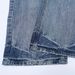 American Style Trendy Design Lightning Pattern Washed Denim Pants Men's Cleanfit Distressed Straight-Leg_mkmklike.com
