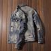 Trendy Streetwear American Tough Guy Vintage Fashion Denim Men's Cycling Motorcycle Suit Workwear Jacket_mkmklike.com