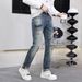 BOY BOY Autumn Winter European Version Trendy Fashion Blue Jeans Men's Pants High-end One-piece Dropshipping_mkmklike.com