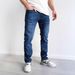 Men's Slim Fit Straight Leg Stretch Denim Jeans Thin Long Pants Summer Fashion Men's Trousers_mkmklike.com