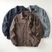 2025 Spring Trendy American Cowboy Men's High Street Loose Work Jacket, Collar Top, Pure Cotton_mkmklike.com