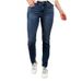Women's Clothing Jeans Large Size Elastic Slim Fitting Pencil Pants Straight Denim Trousers_mkmklike.com