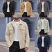 Cross-Border New European And American Style Casual Solid Color Men's Jacket Trendy Fashion Versatile Turn-Down Collar_mkmklike.com
