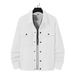 2025 New Hot-Selling Spring And Autumn Men's Casual Jacquard Small Check Loose Jacket Shirt_mkmklike.com