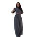 Women's Clothing fashion striped print navel baring top high waist wide leg pants suit_mkmklike.com