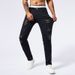 Men's Clothing Black Rivet Distressed Jeans Small Straight Slightly Stretch Jeans Foreign Trade Hot Selling Jeans Wholesale Customization_mkmklike.com