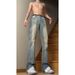 Men's Style High-Waisted Gray Jeans Slimming Straight Leg Pants Vibe High Street Style Slightly Flared Midweight Cotton_mkmklike.com