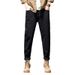 Four Seasons Versatile Solid Color Jeans Men's Quality Black Jeans Men's Loose Slim Fit American Large Size Pants Men's_mkmklike.com