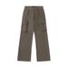 Men's Vintage Straight-Leg Jeans – Maillard Brown, Oversized Pockets, Clean Fit (S-XXL, Mid-Rise, Light Stretch)_mkmklike.com