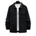 Cross-Border Autumn Casual Men's Heavyweight Twill Turn-Down Collar Long Sleeve Top European And American_mkmklike.com