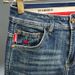 Men's Slim Fit Skinny Jeans 2025 Autumn High End Embroidered Print Casual Versatile Loose Long Pants mid Waist Slight Stretch_mkmklike.com