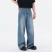 Men's Clothing Distressed Washed Straight-Leg Jeans For Men & Women, Vintage Denim With Slight Stretch, Relaxed Fit For Casual & Streetwear (S-3XL)_mkmklike.com