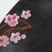 Men's Clothing Peach Blossom Embroidery Fashionable And Casual Simple Loose Wide Leg Casual Jeans_mkmklike.com