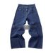 Men's Clothing Y2K Hip Hop Loose Wide Leg Jeans Low Rise Printed Washed American Style Street Fashion_mkmklike.com