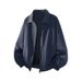 Cleanfit Short Flight Jacket For Men American Retro Spring Trendy Versatile Turn-Down Collar Coat Casual Cool Top_mkmklike.com