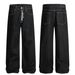 "Vintage American High Street Denim Jeans For Men & Women - Classic Loose Fit With Cowhide Metal Buckle Design"_mkmklike.com