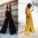 Women's Clothing Sexy V-neck halter loose jumpsuit home casual holiday style jumpsuit woman_mkmklike.com
