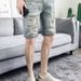 Men's Summer Trendy Ripped Denim Shorts Thin Five Point Pants Outer Wear Korean Style All Match_mkmklike.com
