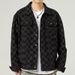 Loom Denim Trendy Brand European Spring And Autumn High Street American Style Cool Plaid Men's Casual Jacket_mkmklike.com