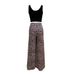 Women's Clothing Elegant print belted tank top leopard print high-waisted wide-leg pant suit_mkmklike.com
