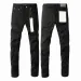 Mens Fashion Designer Jeans Casual Distressed Ripped Bikers Womens Denim Cargo For Men Black Pants Y_mkmklike.com